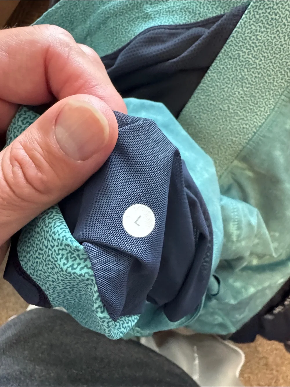 lululemon athletica Teal Tie-Dye Men’s Swim Trunks